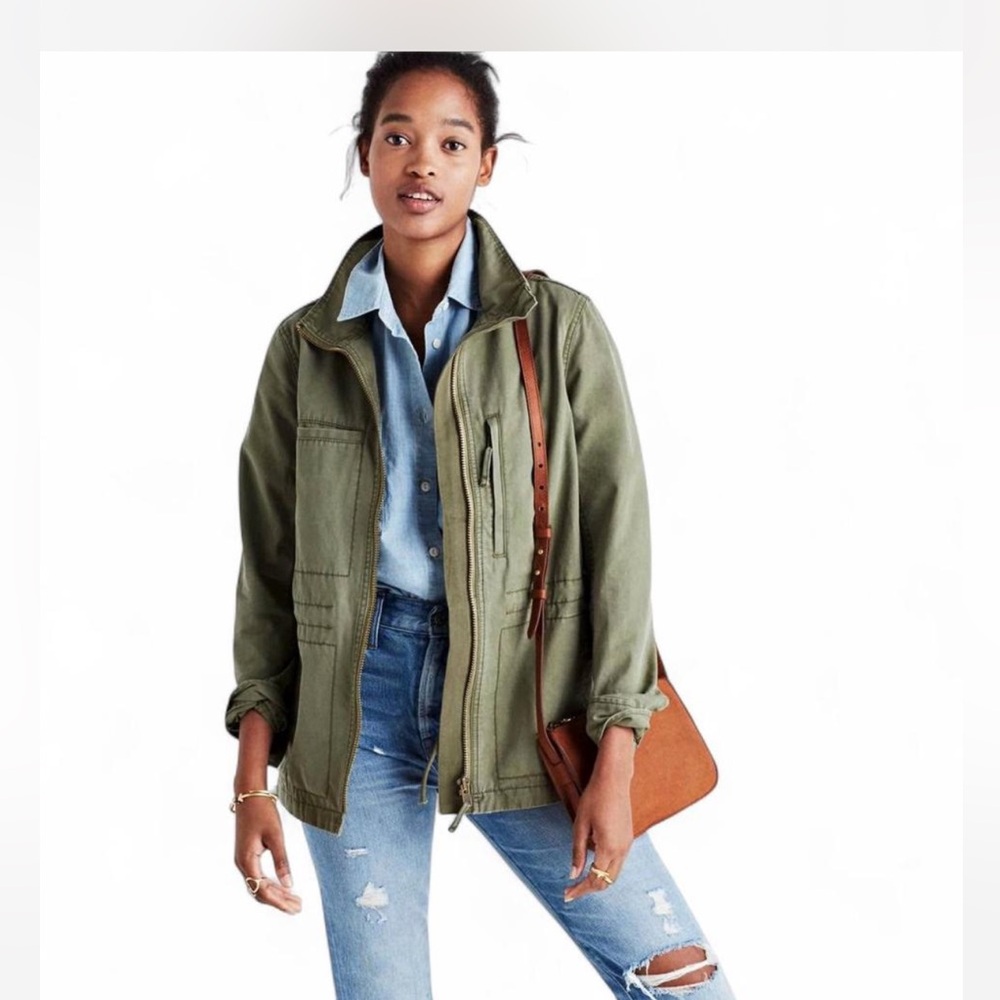 Madewell Green Utility Jacket